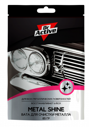 METAL SHINE Вата для очистки хрома и металлических деталей