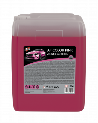 AF Color Pink бесконтактный автошампунь розовая пена