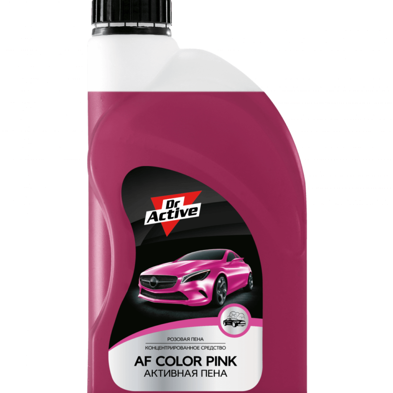 AF Color Pink бесконтактный автошампунь розовая пена