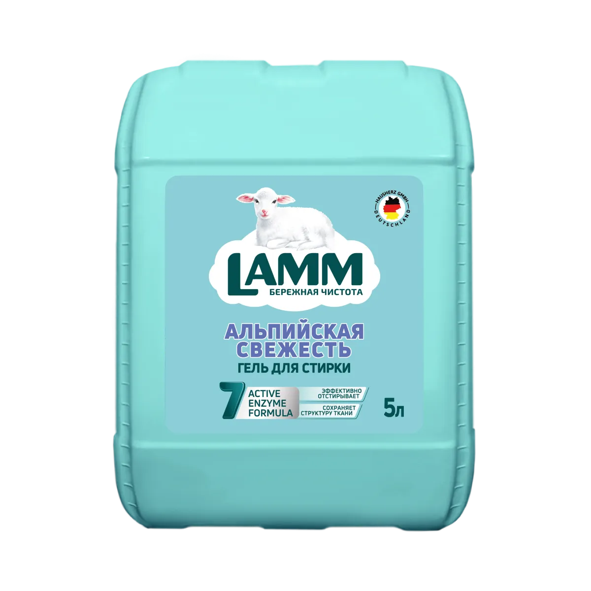Гель для стирки LAMM "АЛЬПИЙСКАЯ СВЕЖЕСТЬ" 5л